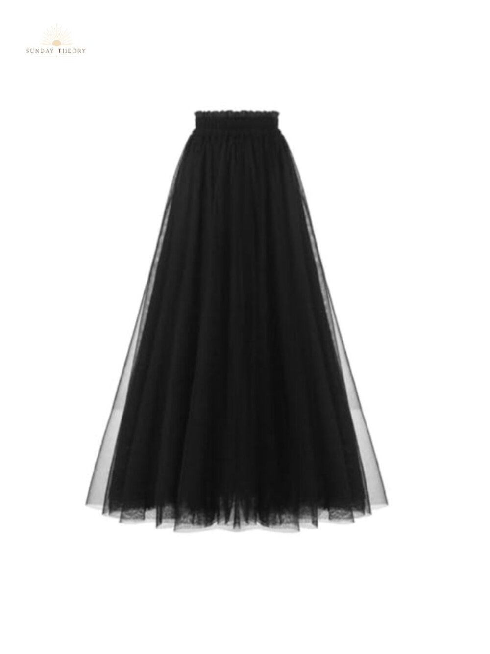 Women's Tulle Skirt A-Line Layered Mesh Tutu High Waist
